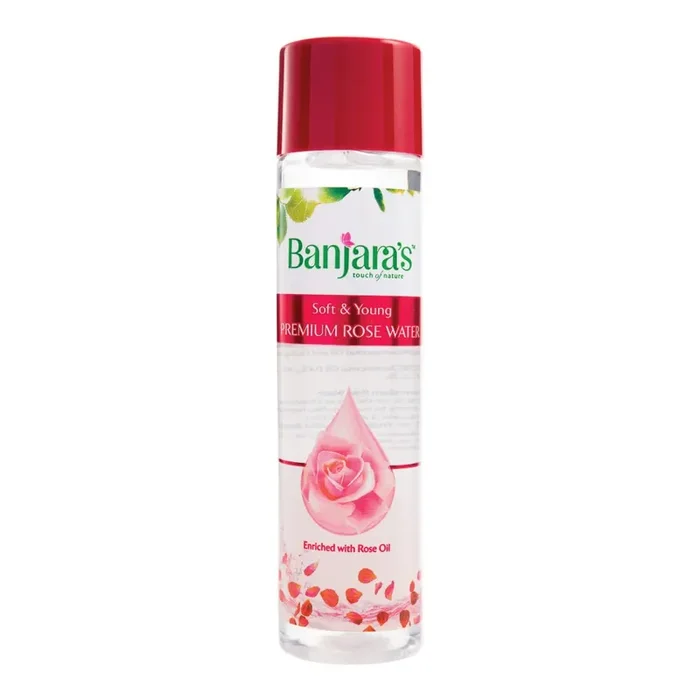 Banjara‘s Premium Rose Water 120 ml (Pack of 2)