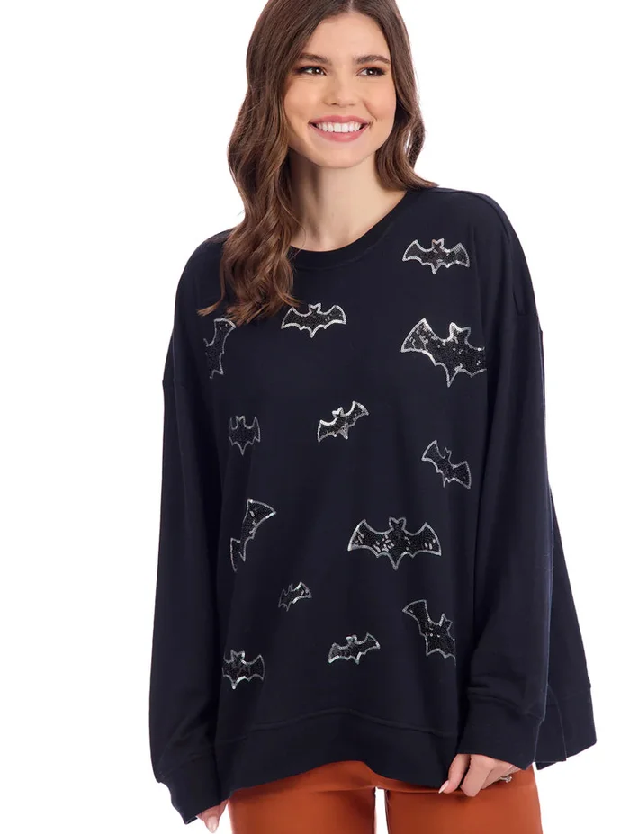 Bat Sparkle Sweatshirt