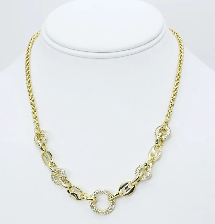 Bedazzled Gold Chain