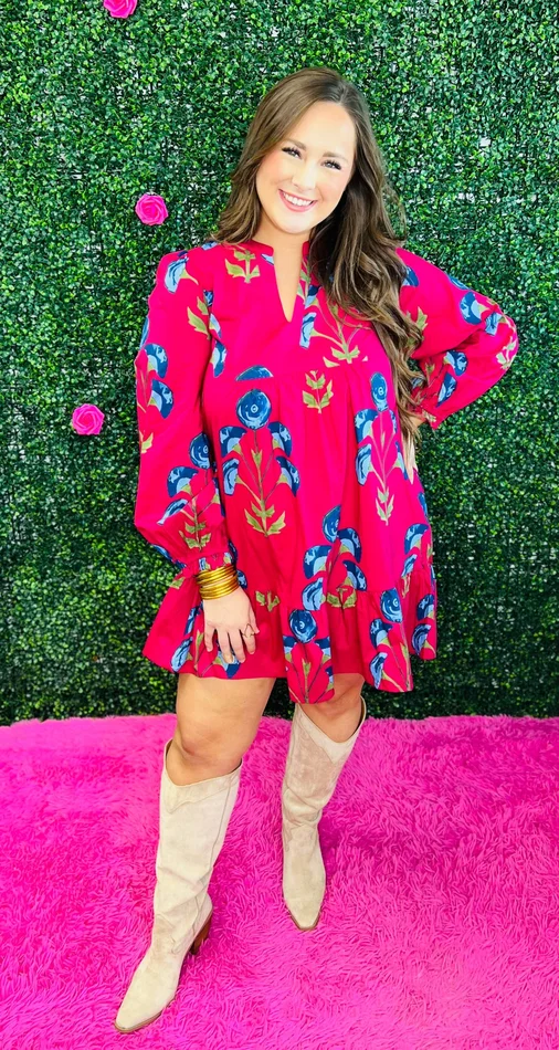 Berry Sweet Blooms Dress