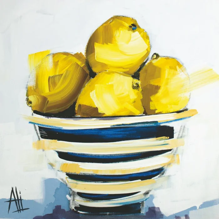 Beverage Napkin – Lemon Bowl