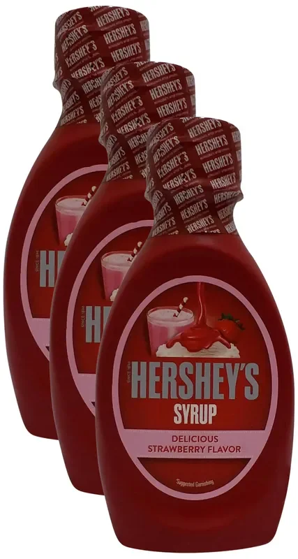 Big Bazaar Combo – Hershey‘s Syrup – Strawberry Flavour, 200g (Buy 2 Get 1, 3 Pieces) Promo Pack