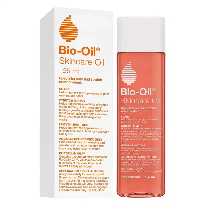 Bio-Oil Original Skincare Oil suitable for Stretch Marks Scar Removal Uneven Skin Tone Vitamin E All Skin Types 125ml