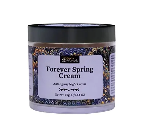 Bipha Ayurveda Forever Spring Cream pH balanced cocoa butter enriched cream for youthful skin 2.66Oz/ 75 gm