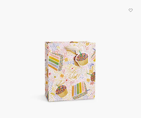Birthday Cake Medium Gift Bag