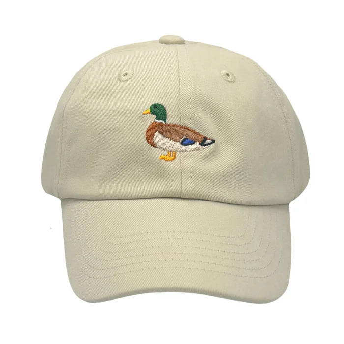 Bits & Bows Khaki Mallard Baseball Hat Baby (0-2 y.o.)