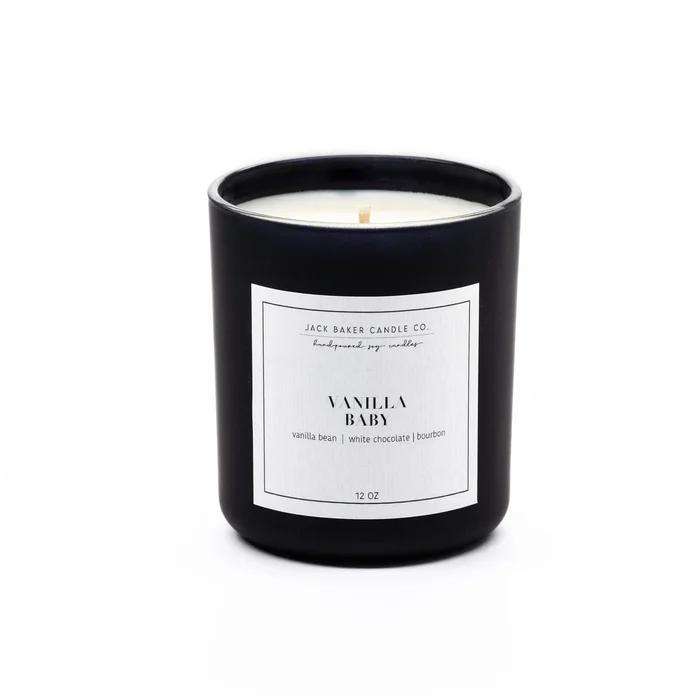 Black Label Collection – Vanilla Baby 12 oz Jar Candle