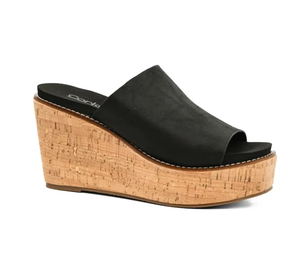Black Oil Pu Mugshot Wedges – Corkys