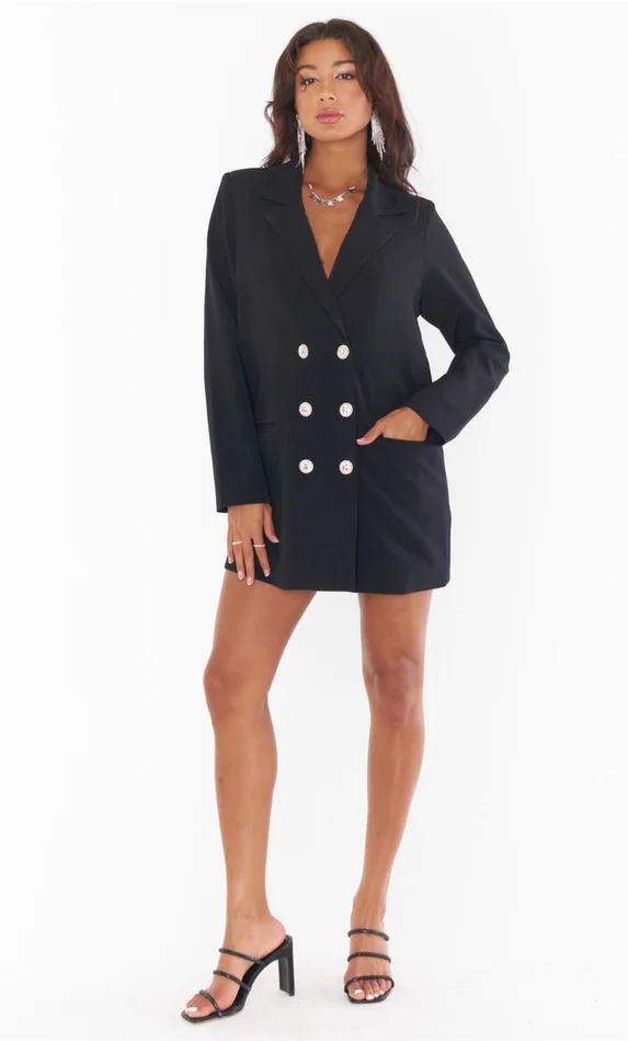 Bling Blazer Dress