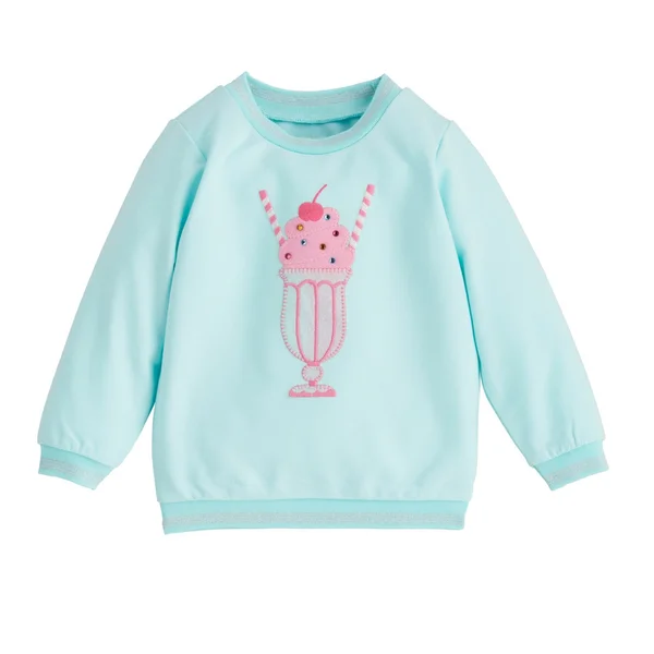 Blue Ice Cream Sparkle Sweatshirt