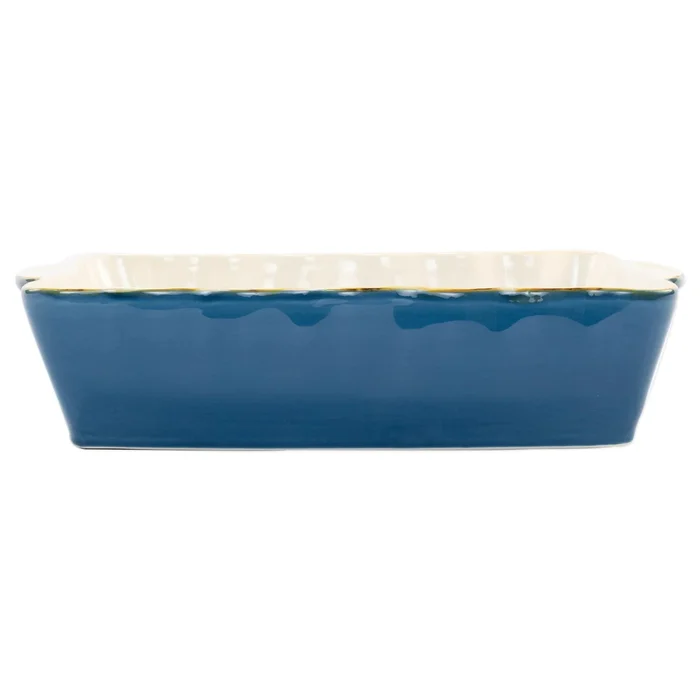 BLUE RECTANGULAR ITALIAN BAKER