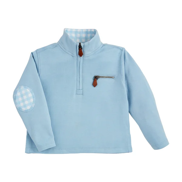 Blue Toddler Boys Quarter-Zip Pullover