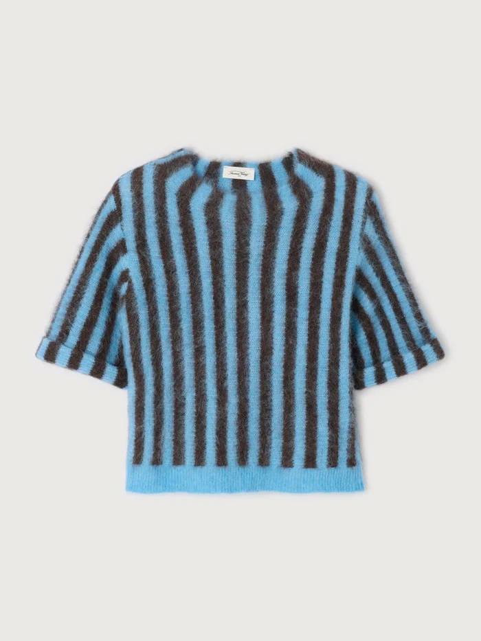 Blue Vertical Striped Nenybay Jumper