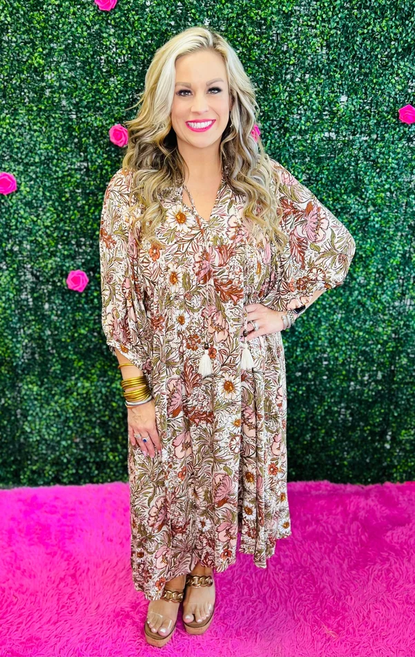 Boho Florals Dress