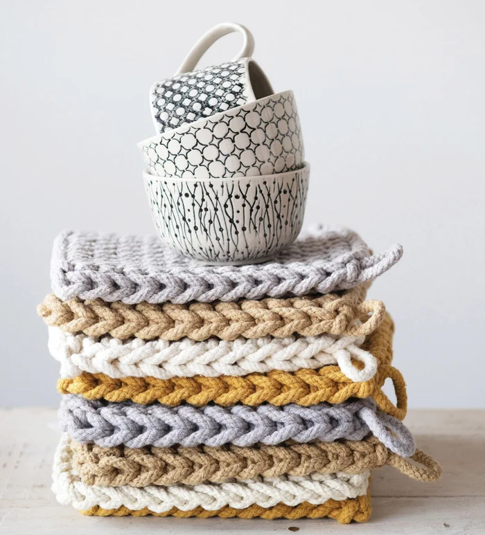 Botanist Hand-Stamped Bowl with Pattern – 4 Styles