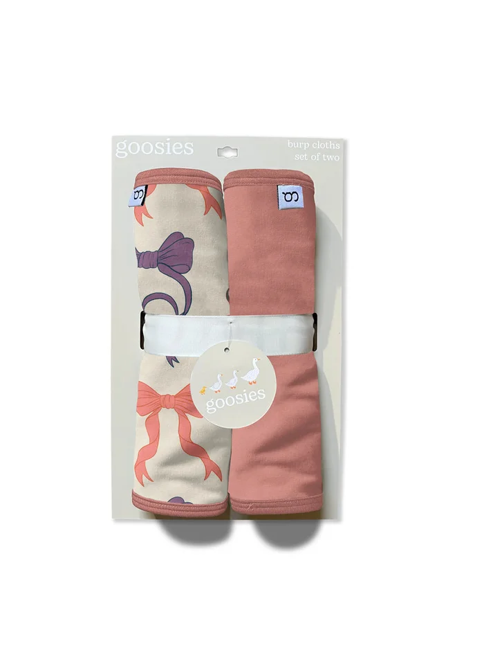 Bows Burp Cloths