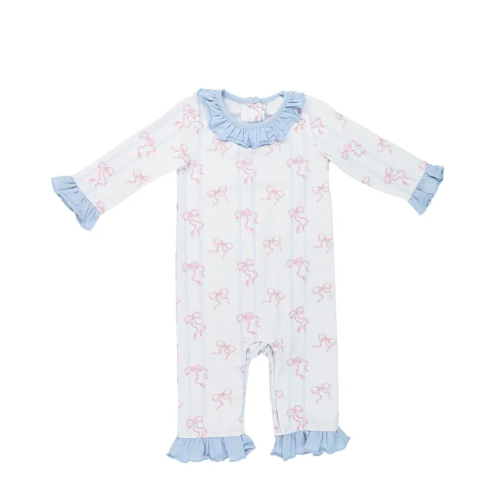 BOWTIFUL RUFFLES RILEY ROMPER