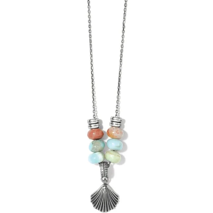 Brighton Silver Shells Bay Necklace-JM7385