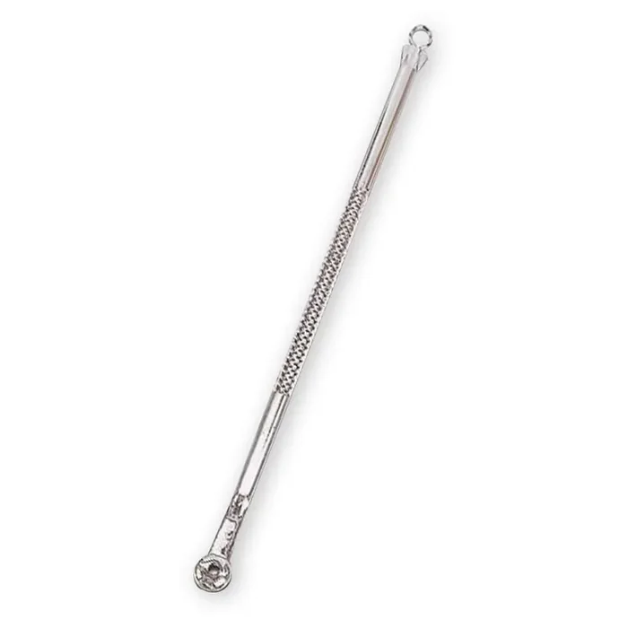 BRONSON PROFESSIONAL Stainless steel BlackHead for Men and WomenRemoval Tool – Round Blackhead Pin Round Stainless Steel Silver Color