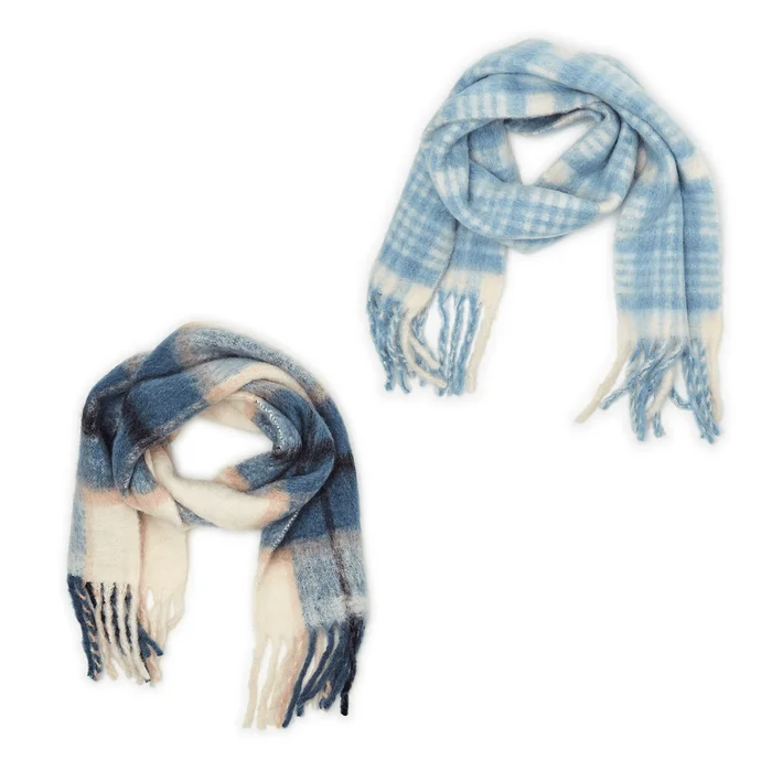 Brushed Plaid Scarf