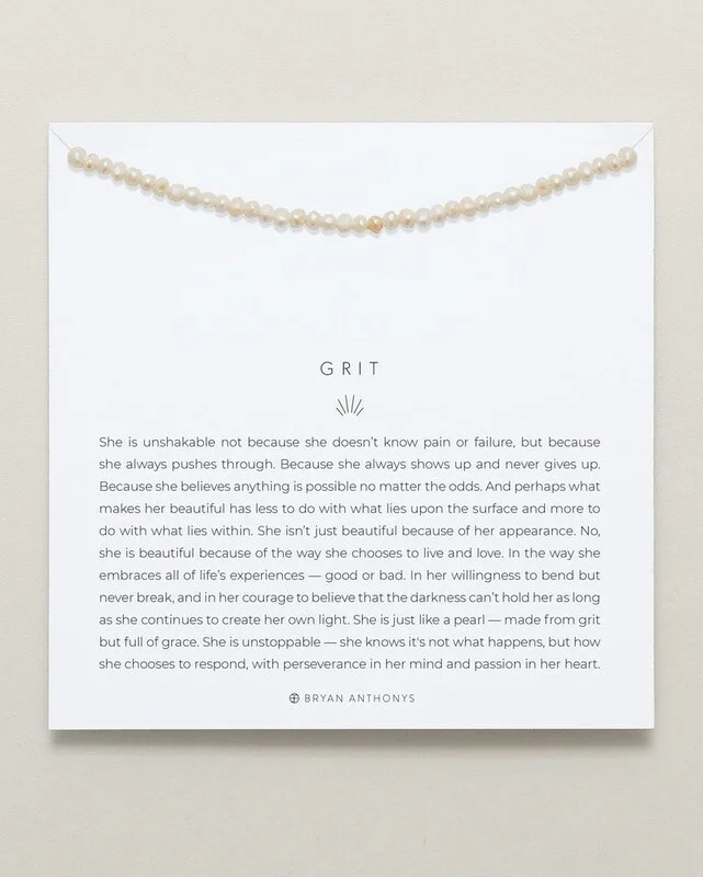 Bryan Anthonys Grit Seed Pearl Necklace – Sterling Silver