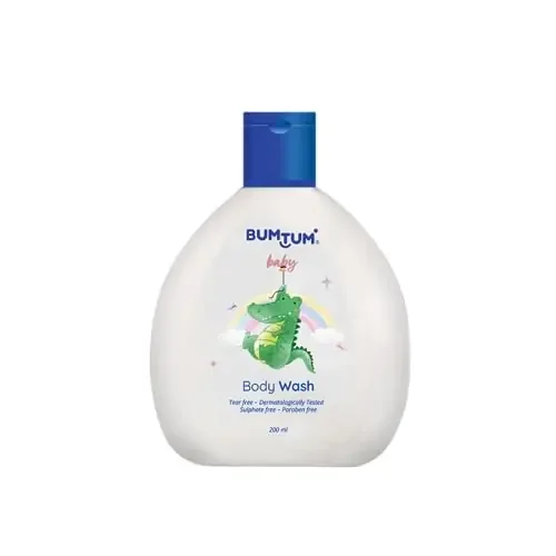 Bumtum Baby Body Wash Gentle & Tear Free For Babies/Child/Kids All Skin Type Paraben Free 200 ML (0-5 Year)