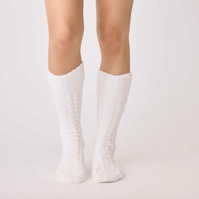 Cable-Knit Socks