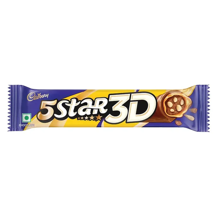 Cadbury 5 Star 3D Chocolate Bar, 40 g