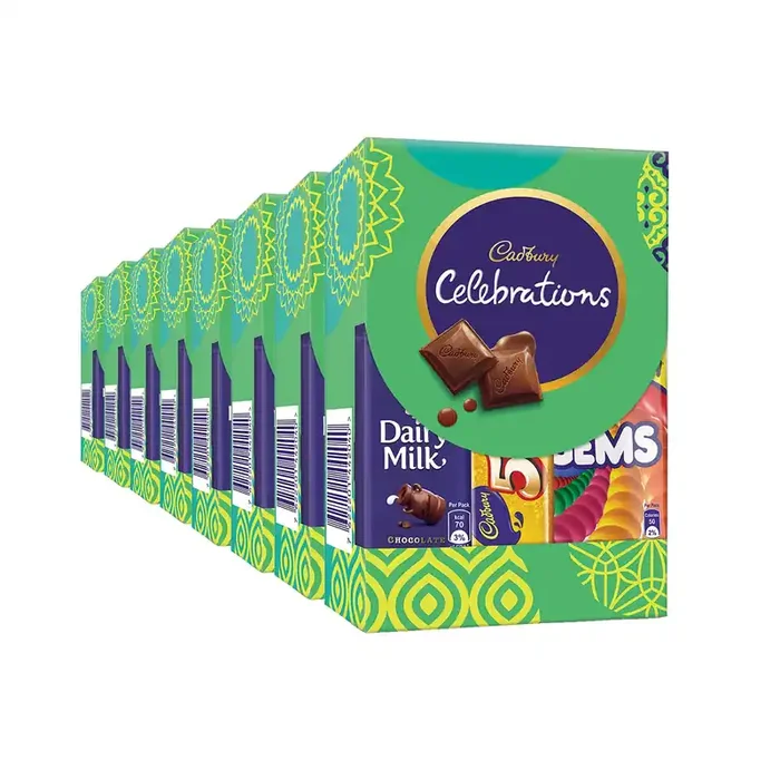 Cadbury Celebrations Assorted Chocolate Gift Pack, 54.2 g (Pack of 8)