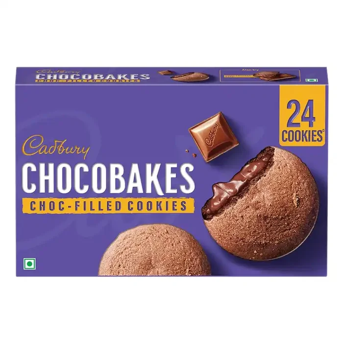 Cadbury Chocobakes Chocfilled Chocolate Cookies, 276 G/300 Gm