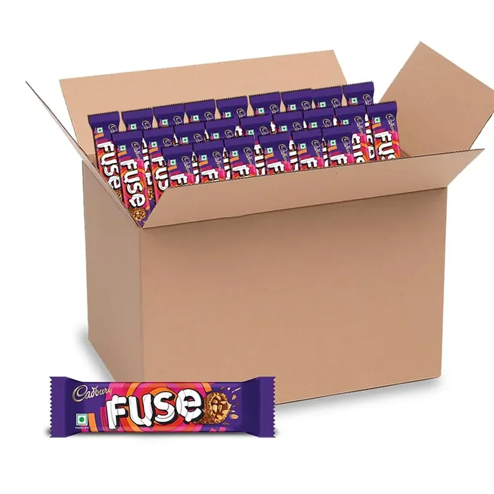 Cadbury Fuse Peanut & Caramel filled Chocolate Bar, 21 g (Pack of 24)