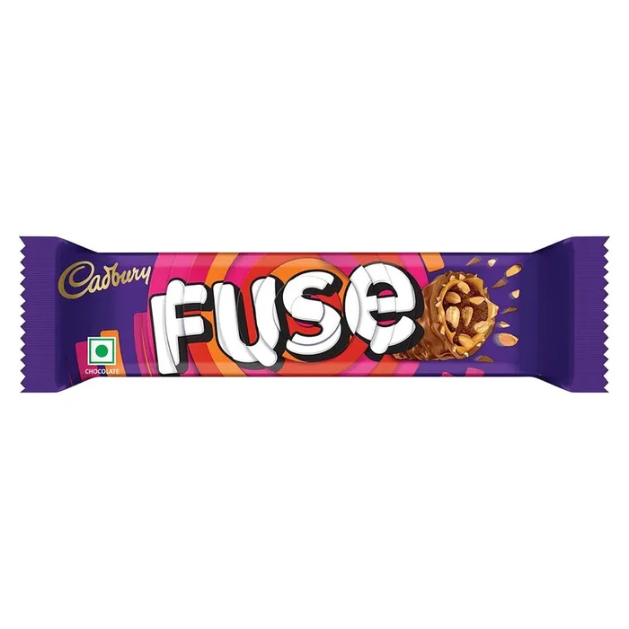 Cadbury Fuse Peanut & Caramel filled Chocolate Bar, 43 g