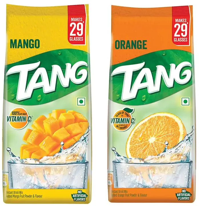 Cadbury Tang Instant Drink Mix Orange And Mango 500G Each