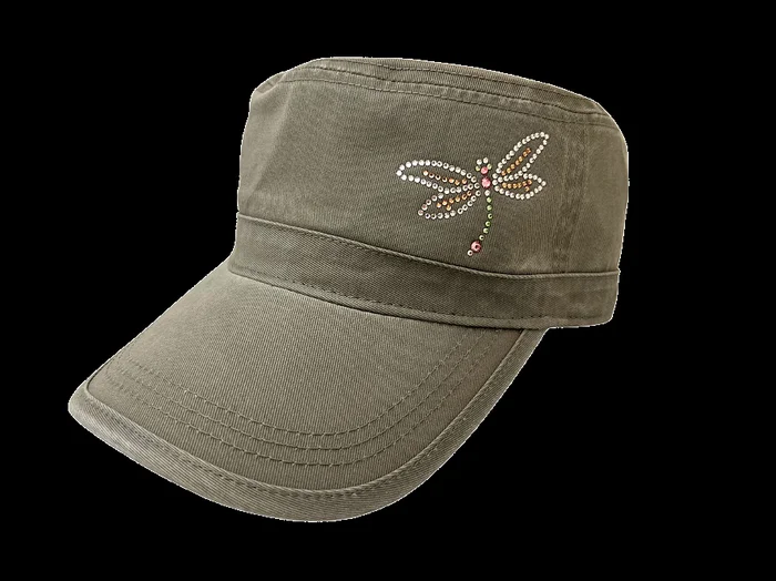 Cameron Hat with Crystal Dragonfly