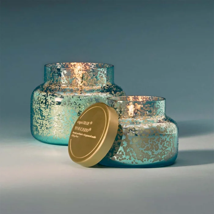 capri BLUE Volcano Aqua Opaline Petite Jar, 8 oz