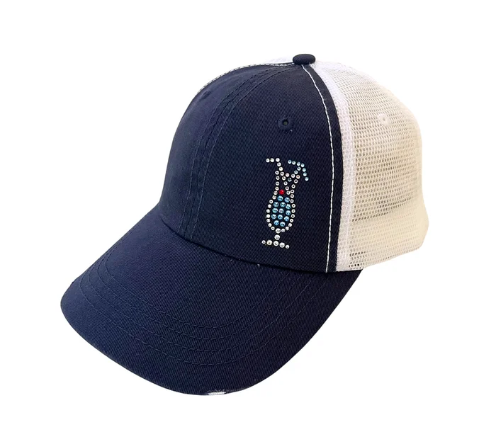 Carina Crystal Cocktail Trucker Cap