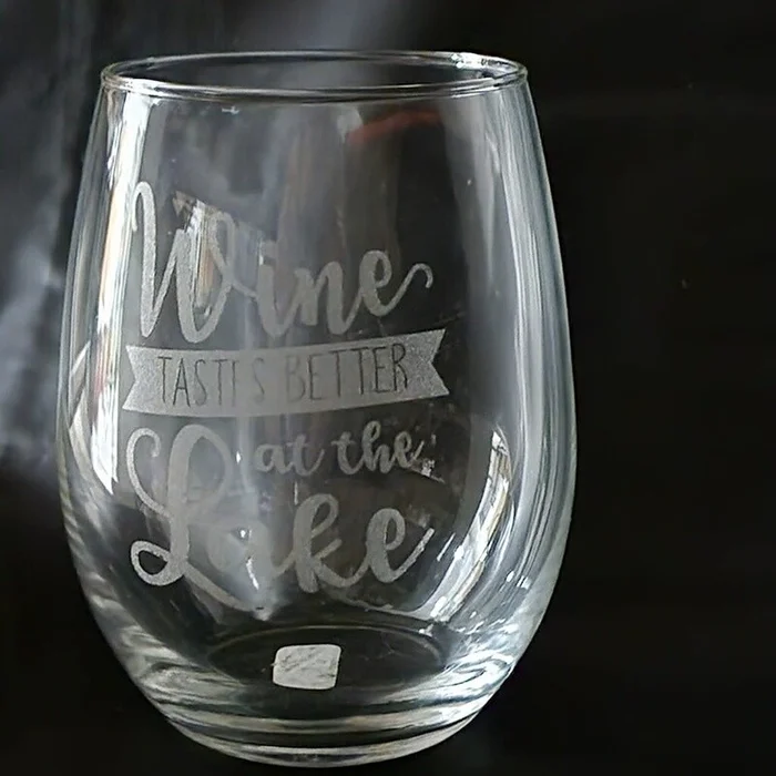 Carson Home Accents At the Lake Stemless Wine Glass