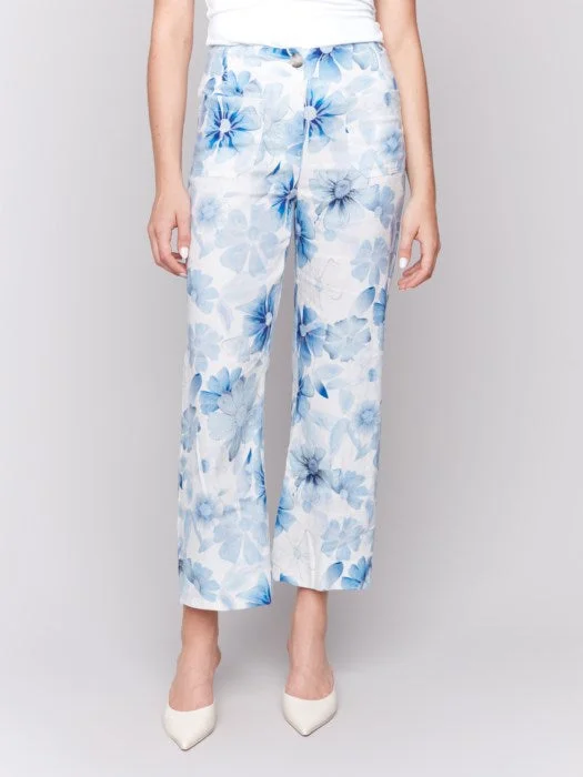 Celestial Printed Cropped Pant
