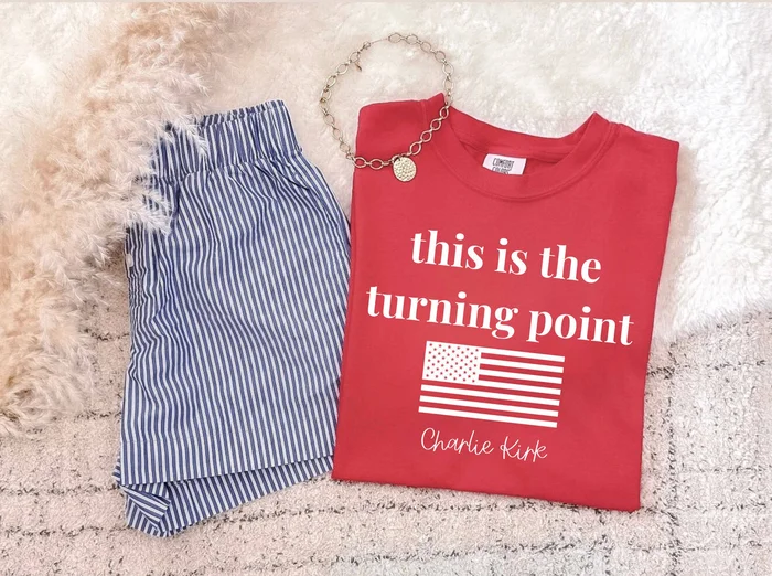 Charlie Kirk – This Is The Turning Point Tee