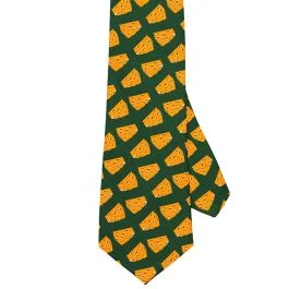 Cheesehead® Printed Silk Tie