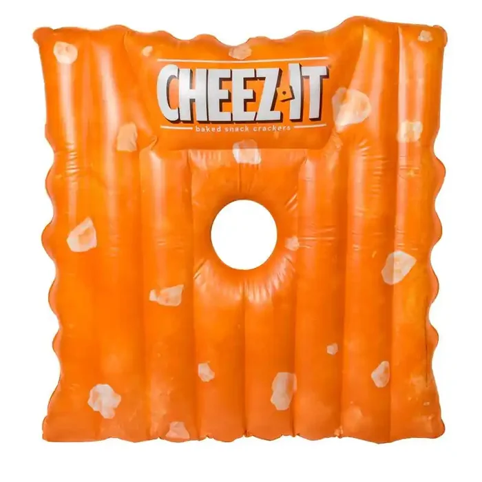 Cheez-It 4.5‘ Pool Float Novelty Water Float with PVC Material