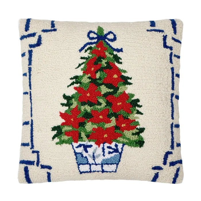 CHINOISERIE TREE HOOK PILLOW