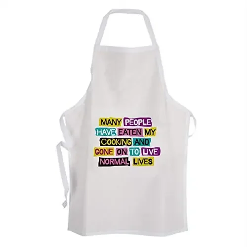 Christmas Vibes Cotton Kitchen Apron – 1 pc Printed Apron Quirky Apron Funny Apron Gifts for Cook Gift for Chef Gift for Wife Gift for mom AP00128