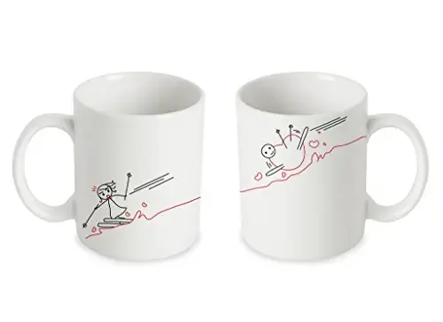 Christmas Vibes Couple Mug – (2 pc) Gift for Couples