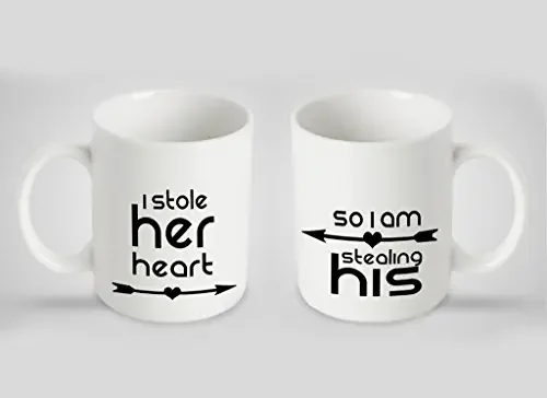 Christmas Vibes Couple Mug – (2 pc) Gift for Couples