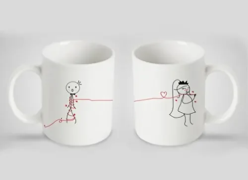Christmas Vibes Couple Mug – (2 pc) Gift for Couples