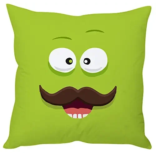Christmas Vibes Cute Cartoon Kids Cushion Cover (12×12 inches) – 1 pc