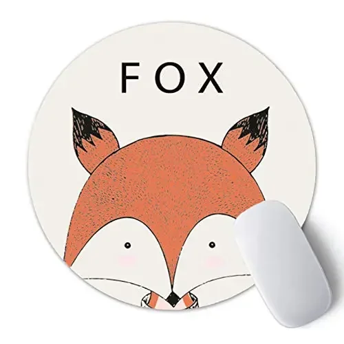 Christmas Vibes Printed Anti Skid Round Mouse Pad for Desktop Computer PCs and Laptops (Pack of 1) Gaming Mouse Pad Round Mousepad RMP117