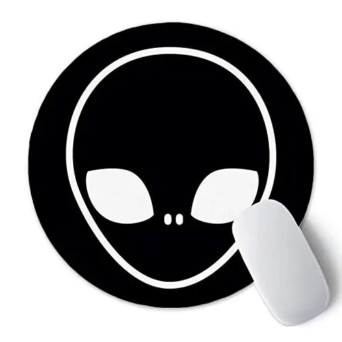 Christmas Vibes Printed Anti Skid Round Mouse Pad for Desktop Computer PCs and Laptops (Pack of 1) Gaming Mouse Pad Round Mousepad RMP197