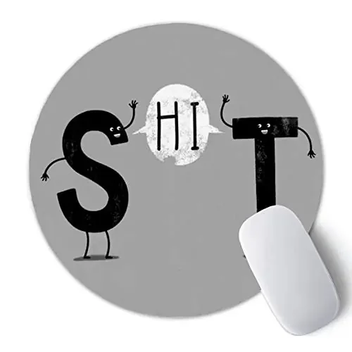 Christmas Vibes Printed Anti Skid Round Mouse Pad for Desktop Computer PCs and Laptops (Pack of 1) Gaming Mouse Pad Round Mousepad RMP175